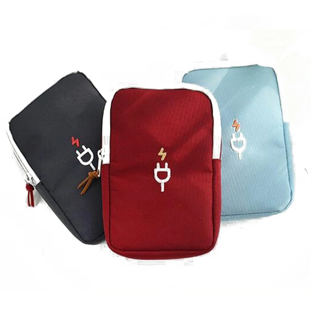 Travel Gadget Organizer Bag Portable Digital Cable bag Electronics Accessories Storage Carrying Case Pouch For USB power Bank | Багаж и