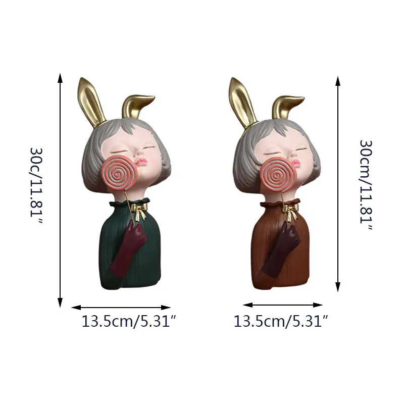 

Nordic Creative Cute Decoration Girl Birthday Wedding Gift Living Room Room Bedroom Desktop Decoration Ornaments