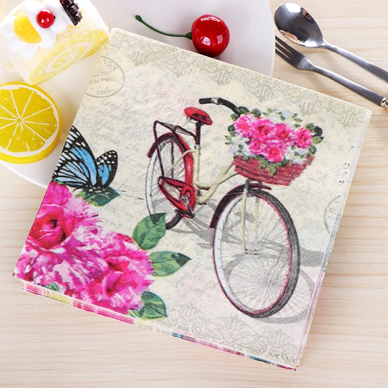 10 шт. бумажные салфетки из натурального дерева для украшения свадебной