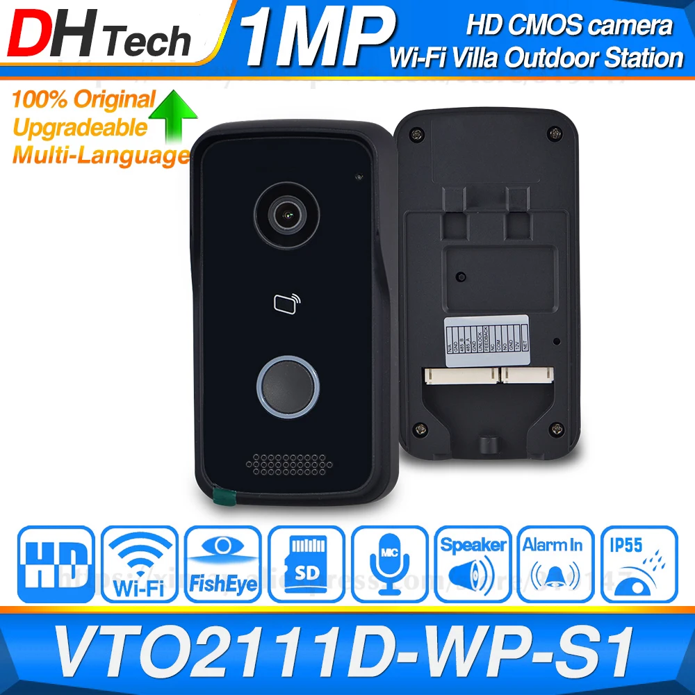 Dahua оригинальный телефон постоянный ток 12 В POE Wi Fi IP металлическая уличная станция