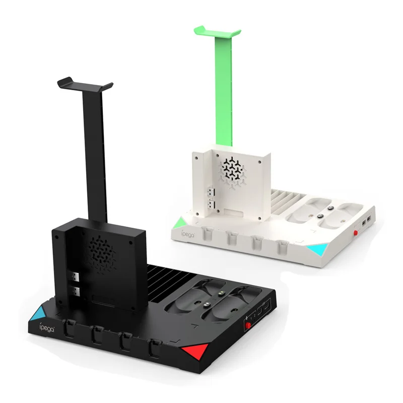 switch charging stand cooling fan for switch game card holder headset stand joy con vertical stand switch charging dock storages free global shipping