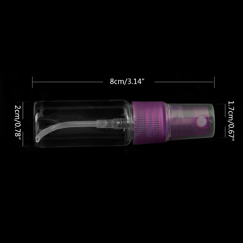 

1pc 10ml Mini Protable Empty Plastic Perfume Atomizer Atomiser Spray Bottle