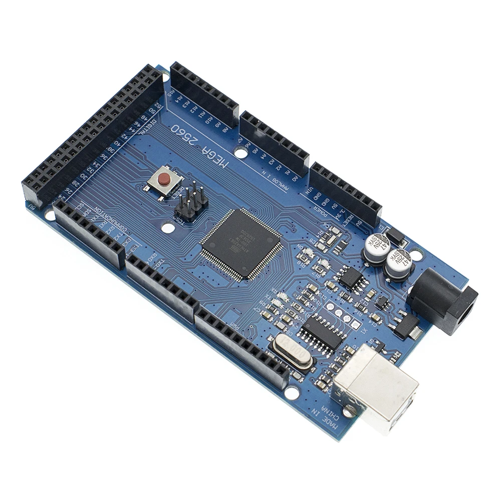 Tenstar Robot CH340G Мега 2560 R3 Mega2560 REV3 ATmega2560-16AU доска + USB кабель для arduino |