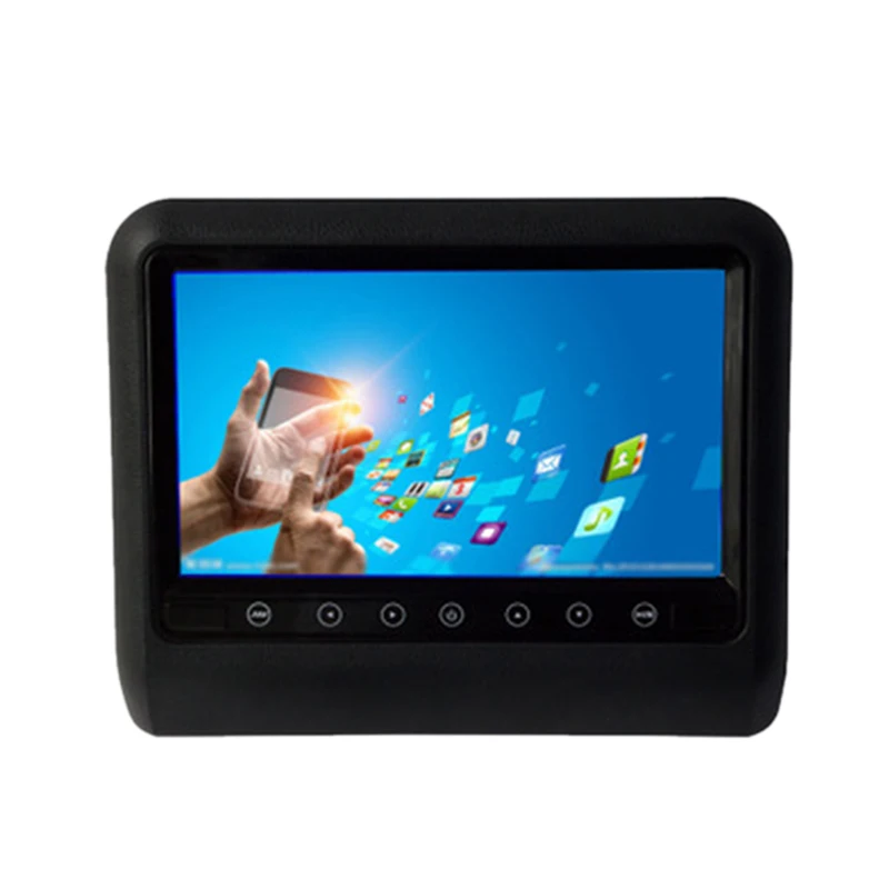 9 дюймовый Hd 1080P Автомобильный Подголовник Dvd Fm ИК плеер Видео игры монитор Usb Sd