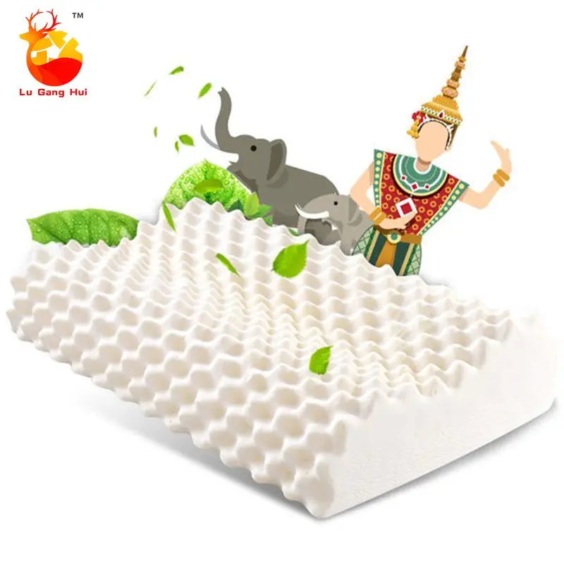 

Thailand Natural Latex Orthopedic Massage Pillow Neck Cervical Spine Protected Remedial Big Vertebrae Pillow