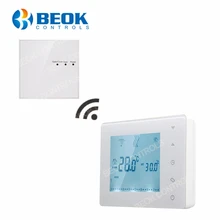 BOT-X306 Wireless Programmable Gas Boiler Thermostat for Room Heating Temperature Controller Regulator Kid Lock Touch Screen