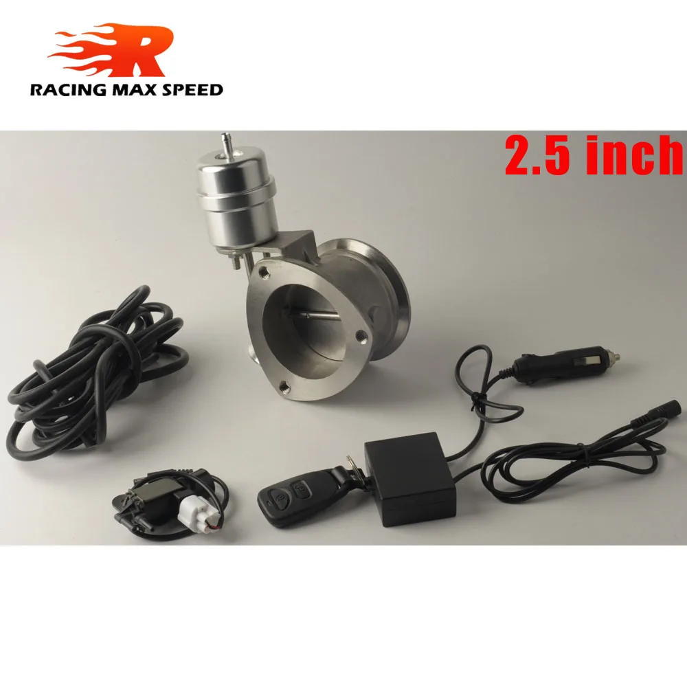 

universal 1 Set New Car Vacuum Exhaust Cutout Valve 2.5'' 63mm Open Style Wireless Remote Controller Set