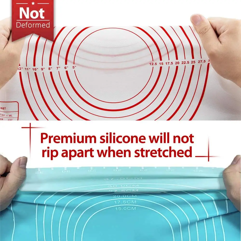 Антипригарный силиконовый коврик для выпечки термостойкие столовые приборы