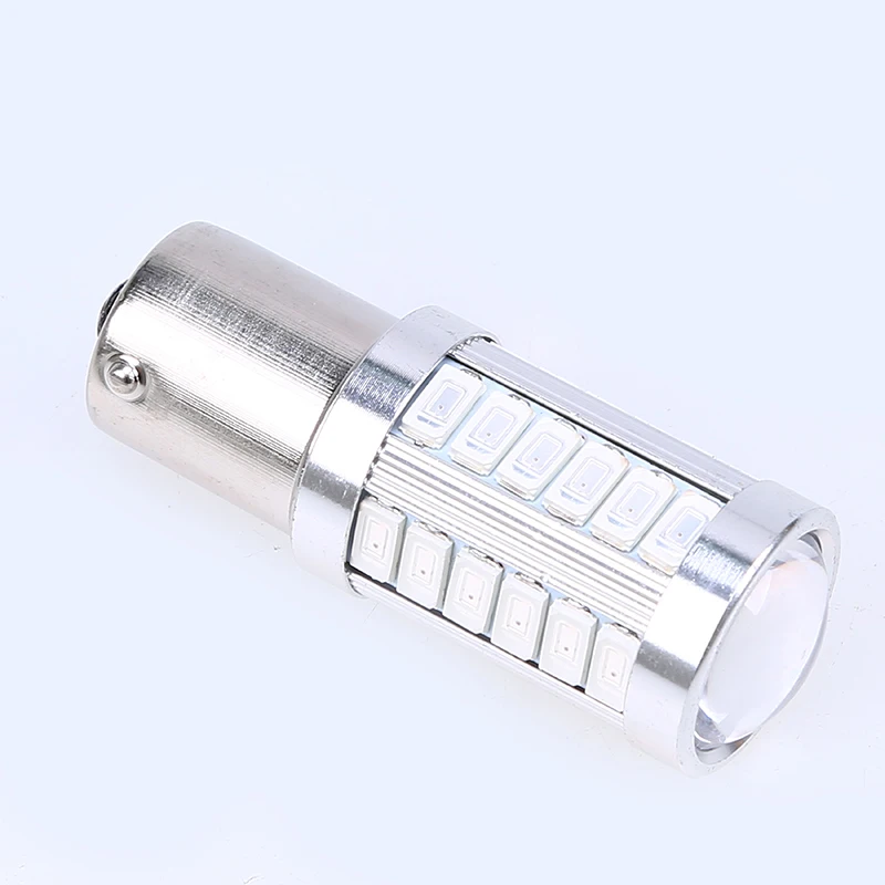 Посбей 9005 1156 H4 H10 H11 H15 H16 Фара сигнала заднего хода с 33 LED 5730 автомобильная лампа красного/синего источника света.