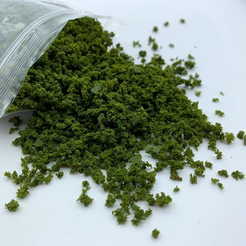

Грубая пенопластовая модель 30 г 3-5 мм для изготовления лиственных деревьев, травяных трав, модель, строительные материалы, миниатюрная фоторамка «сделай сам»