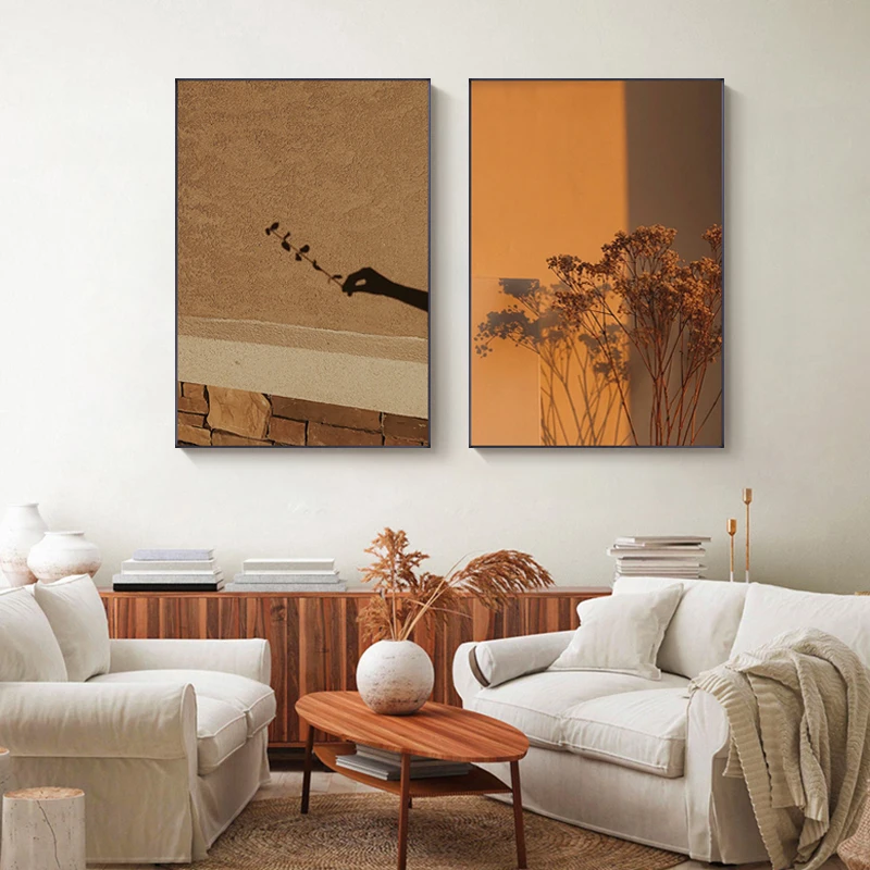 

Nordic Still life Posters Print Modern Minimalist Flower Canvas Art Scandinavian Bedroom Home Decoration Wall Painting Pictures