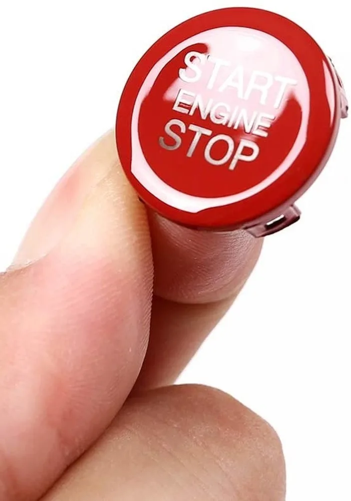 ABS автомобильный двигатель старт стоп переключатель Крышка отделка 1 шт. для Alfa