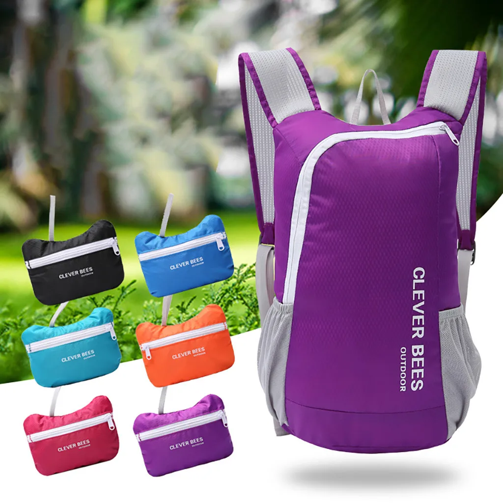 Новый водонепроницаемый нейлоновый рюкзак для женщин пара складной активный