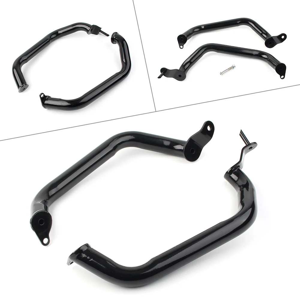 Черная защита двигателя мотоцикла 2 шт. от ударов по шоссе для Suzuki письменный стол