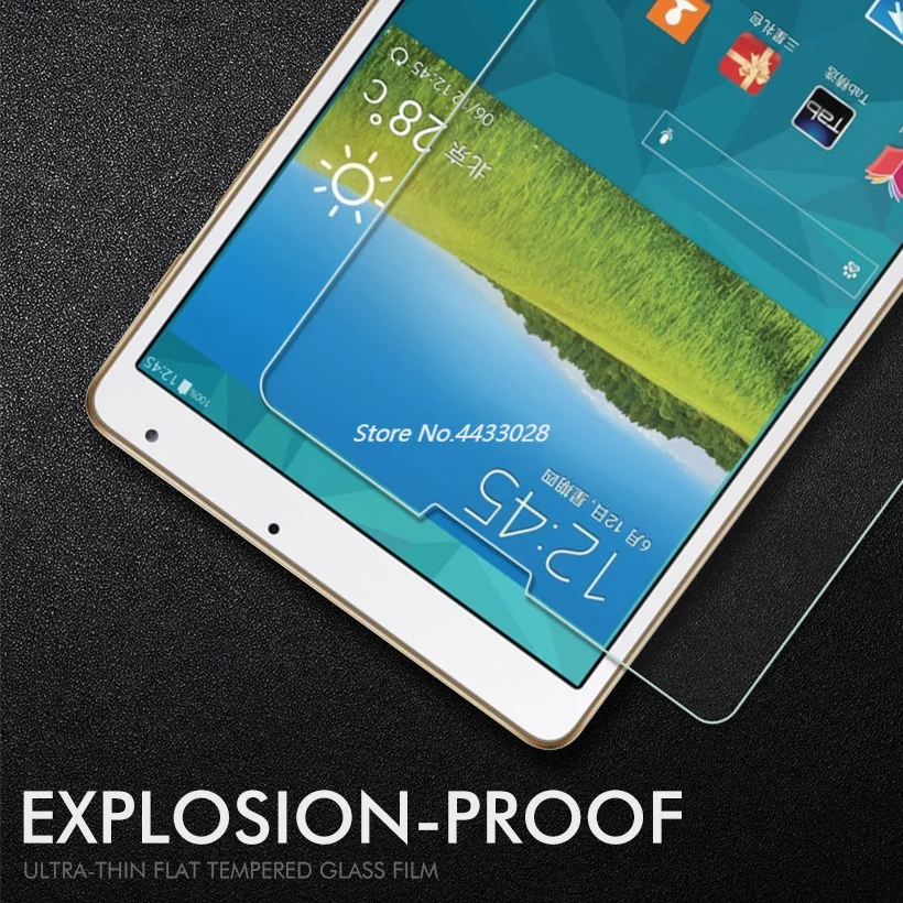 Защитное стекло закаленное 9H для Samsung Galaxy Tab S T700/T705/T705C/8 4 дюйма|Защитные экраны
