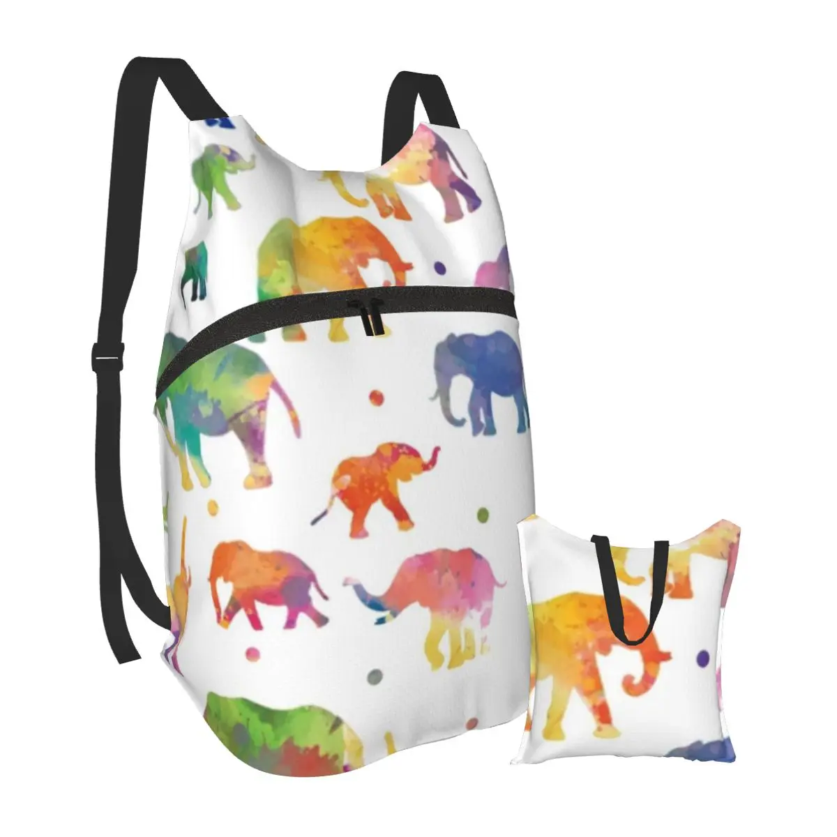 

Elephant Paw Backpacks Travel Youth Durable Backpack Sweet folding Bags