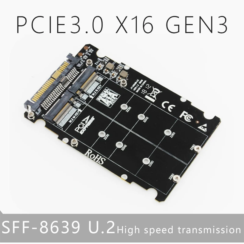 Адаптер JEYI U2PCB U2 PCI-Express 3 0 4X X16 на SFF-8639 NVMe PCIe SSD PCI-E карту U.2 M.2 NGFF 2 5 'SSD | Компьютеры и