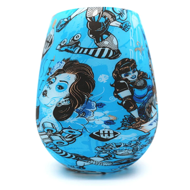 6 стилей креативные силиконовые чашки нетоксичные портативные влагостойкие