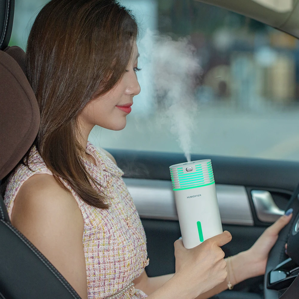 

Portable Air Humidifier 255ML Ultrasonic Hallow Color Lamp Cube Humidificador Office Bedroom Car USB Aroma Diffuser Mist Maker