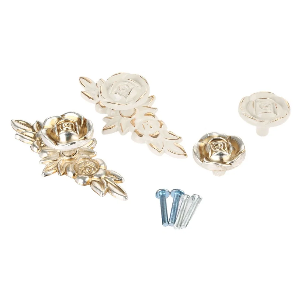 Современная мебель Bowarepro ручки и для кухонного шкафа элегантные с розами