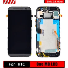 For HTC ONE M8 LCD Display Touch Screen Digitizer Assembly 1920x1080 Mobile Phone Replacement Repair Parts For HTC M8 LCD