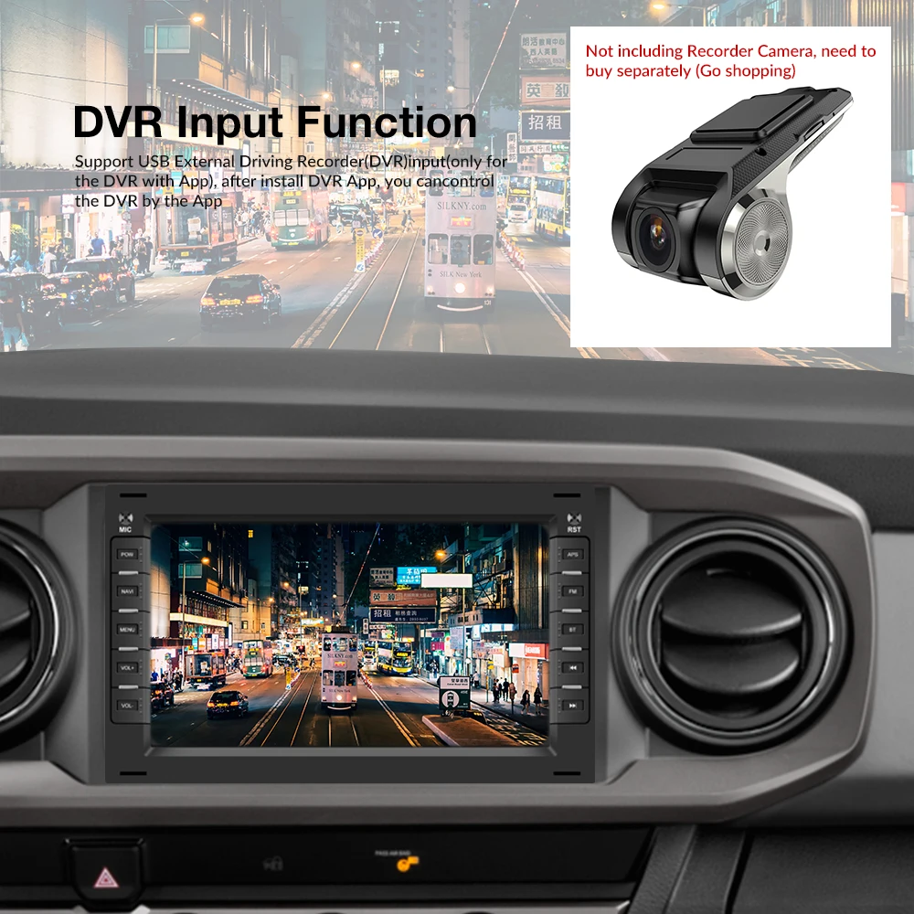 Автомобильный мультимедийный плеер Podofo 2 Din Android 8 1 сенсорный экран 7 дюймов GPS