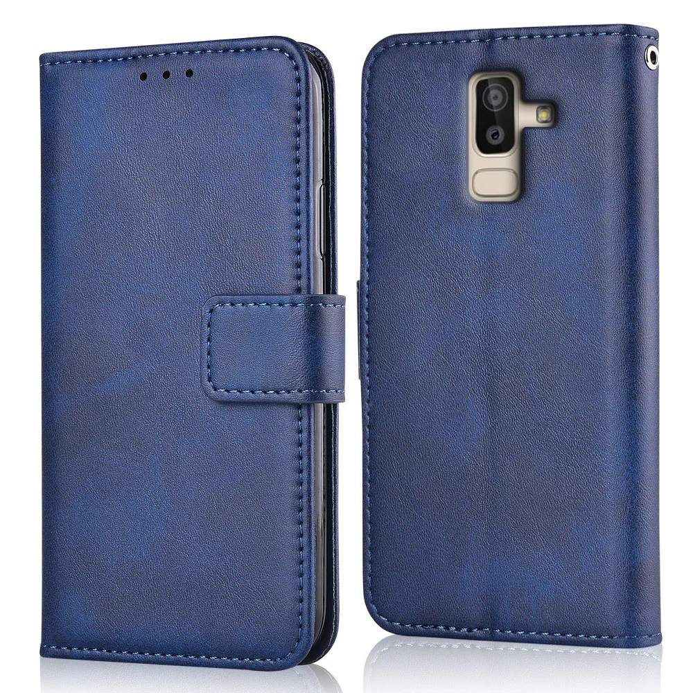 Проверка на samsung J8 J2 J3 J4 J5 J6 кошелек кожаный чехол для samsung Galaxy J2 Prime чистый J3 J4 Core J6 плюс J5 J7 J8 J4+ J6+ крышка