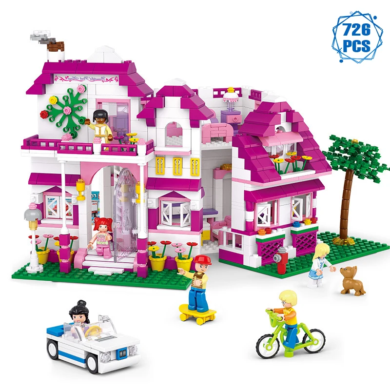 

Ideas Expert Street View Series Architecture Model Bricks Moc Friends Villa Bricks Diy Assemble Toys Holiday Gifts for Children