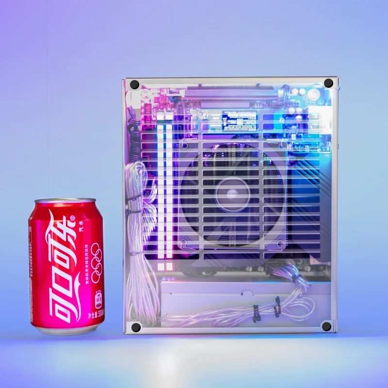 Небольшой чехол для компьютера полностью из магниевого алюминиевого сплава ITX Mini