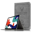 Кожаный смарт-чехол с оленем для Huawei MediaPad M3 8,4, женская модель T5 M5 Lite 8 10, автоматический Matepad 11, чехол-подставка для пробуждения и сна