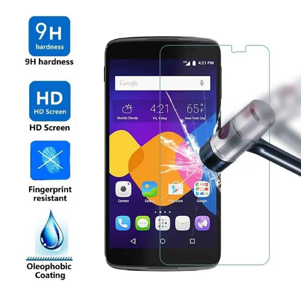 Закаленное стекло 2.5D для Alcatel Versa Pop 3 защита экрана 5 5025D Idol POP4 5051 Pixi 4 0 5010 Pixi3 5019D 5017 |