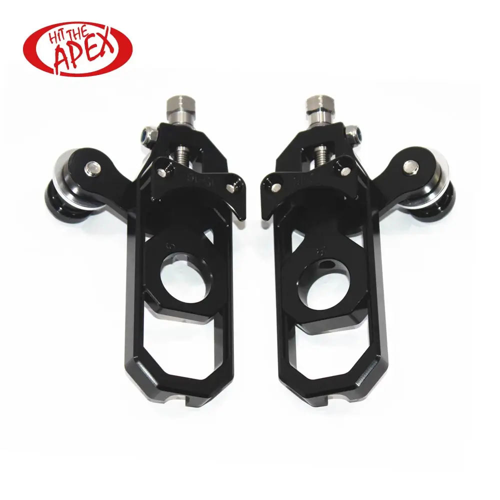 Chain Adjuster Tensions CNC Catena Rear Axle Spindle With Paddock Bobbins Fit for Aprilia RSV4 2009 2010 2011 2012 2013 2014 | Автомобили