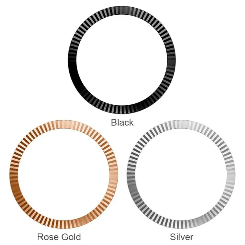 C стиль металлический БЕЗЕЛЬ для наручных часов кольцо клеющаяся крышка чехол