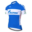 Лето 2022, Газпром, Велоспорт, Джерси, велосипедная рубашка, велосипедная одежда, велосипедная одежда, мужская одежда с коротким рукавом, мужская одежда
