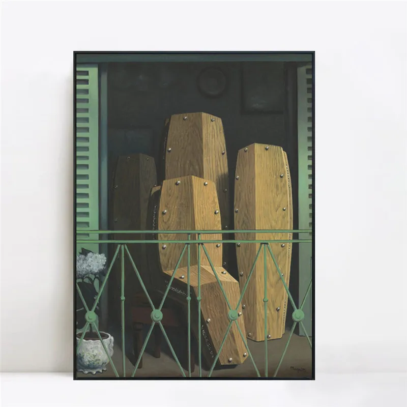Manet's Balcony 1950 от Rene Magritte картины маслом Печать на холсте с художественной печатью