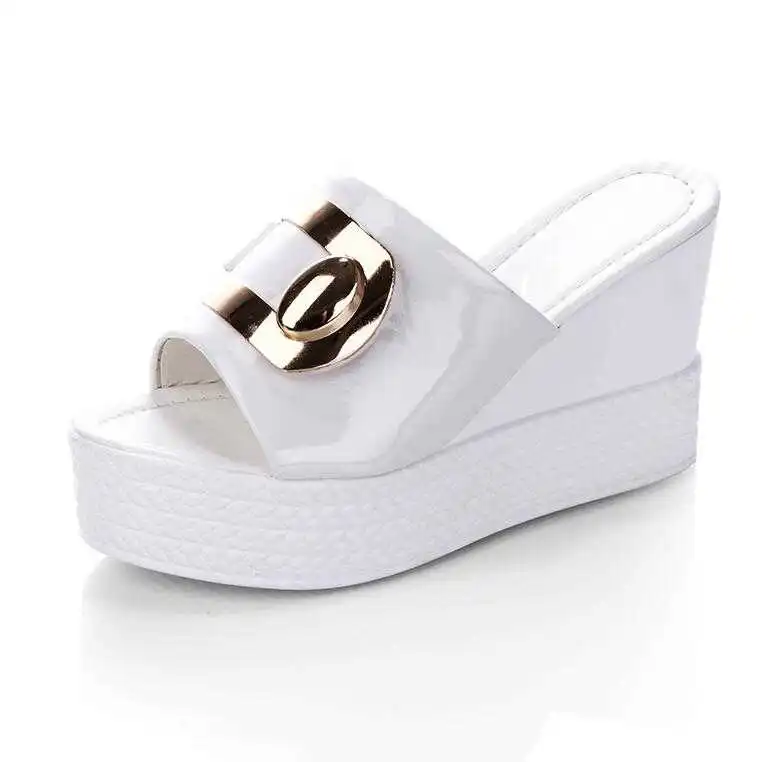 

2021 Summer New style Arrived Sexy Platform Wedges Sandals Women Fashion High Heels Female Slippers m880