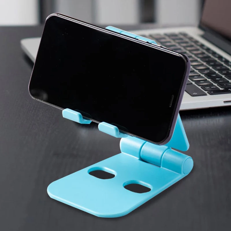 

NEW Universal Adjustable Mobile Phone Holder for iPhone Huawei Xiaomi Plastic Phone Stand Desk Tablet Folding Stand Desktop