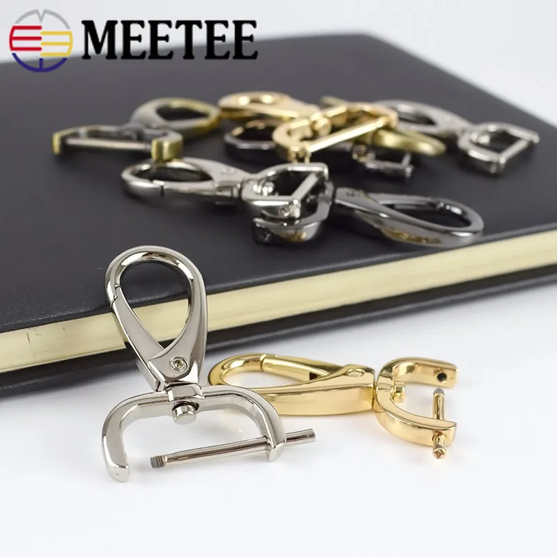Meetee 10 шт 13 38 мм металлический Чемодан сумка для собак застежки пряжки сумки цепи