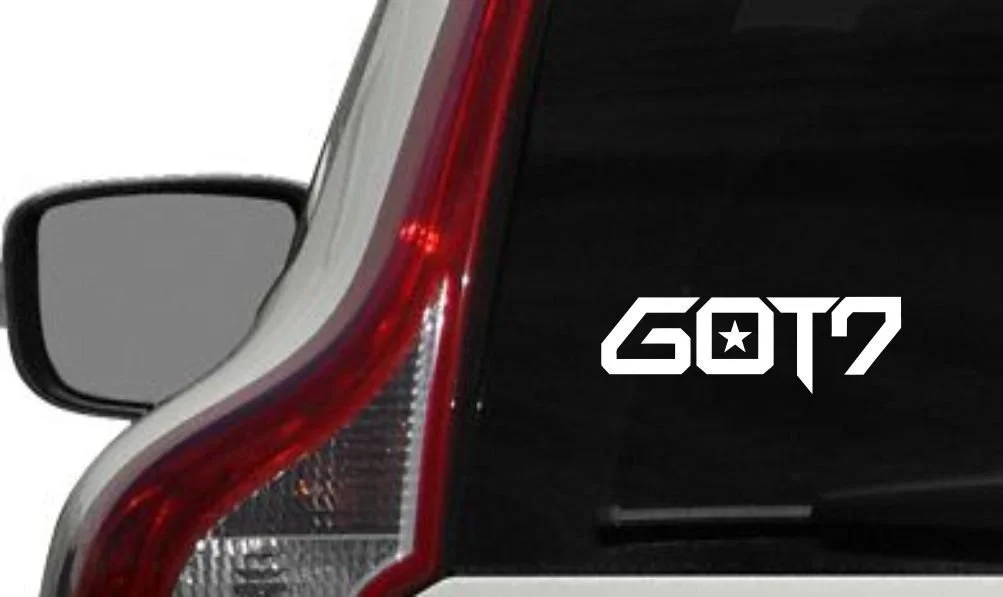

Виниловая наклейка на лобовое стекло для GOT7
