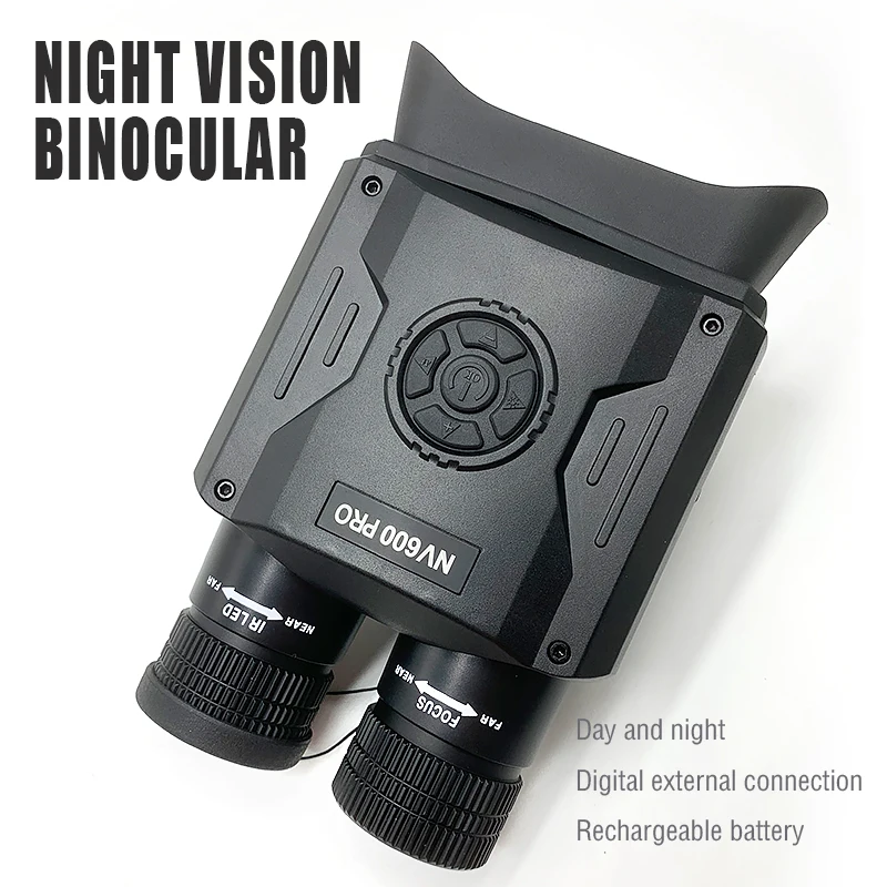 

Инфракрасная камера ночного видения NV600, перезаряжаемая, в полной темноте, диапазон 500 м, для охоты, фотосъемка, ИК телескоп с зумом
