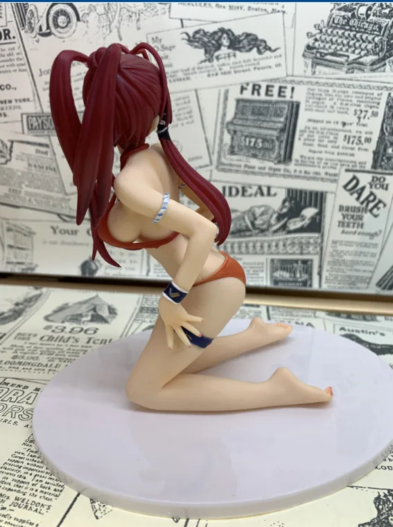 Аниме 18 см AlphaMax SkyTube Самурайские девушки купальник ПВХ Фигурки Сексуальная