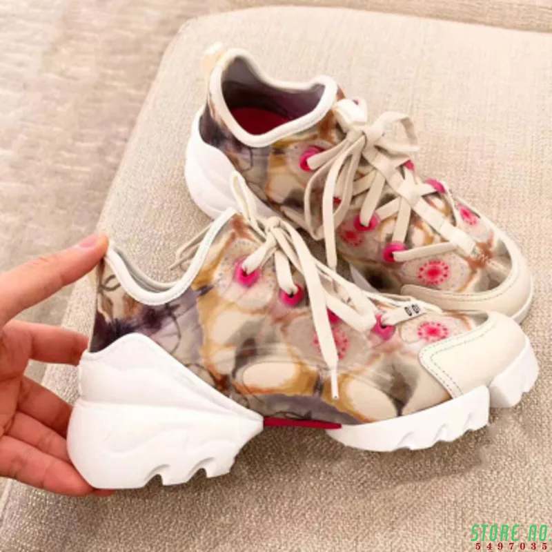 

Summer Fashion Luxury Sneakers Women Platform D Sports Shoes Female Casual Breathable Vulcanized Woman Footwear