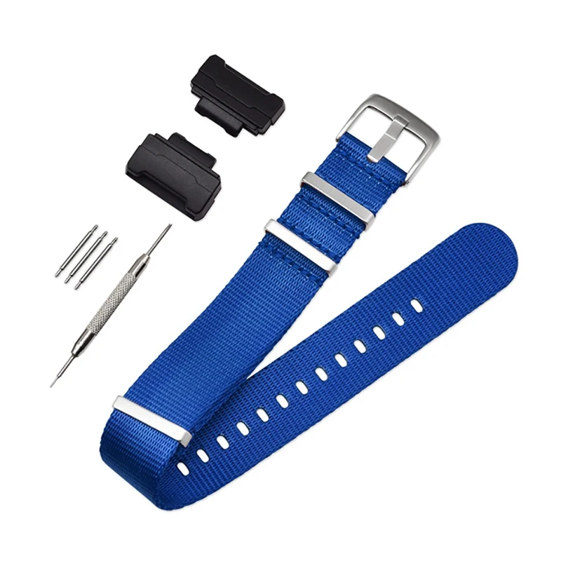 

Multiple Colors Watch Strap Spring Bar Tool Kit Thick Pin Buckled Nylon Wristwatch Bands Converter Replacement Accessoriess