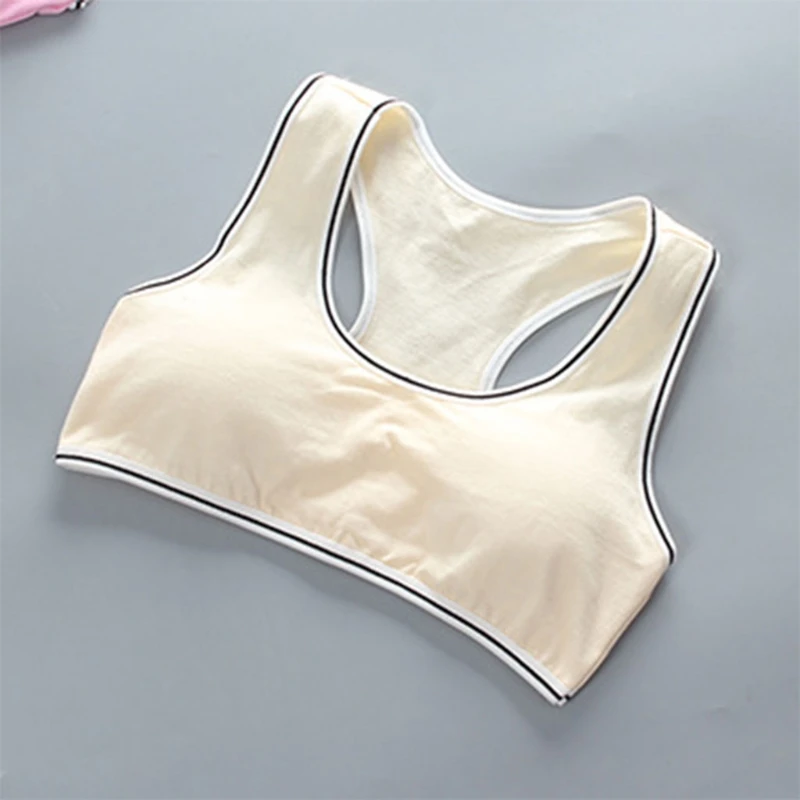 

Girl's Bralette Seamless Training Cami Sports Bra for Teenage Girls Growth