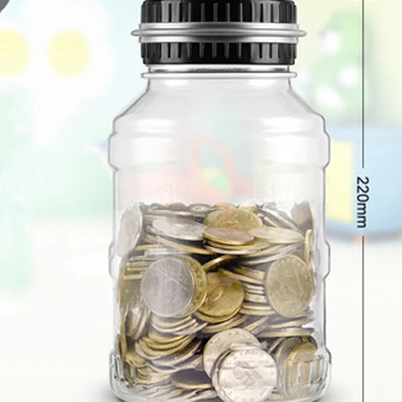 Креативная безопасная копилка для денег электронная цифровая Безопасная