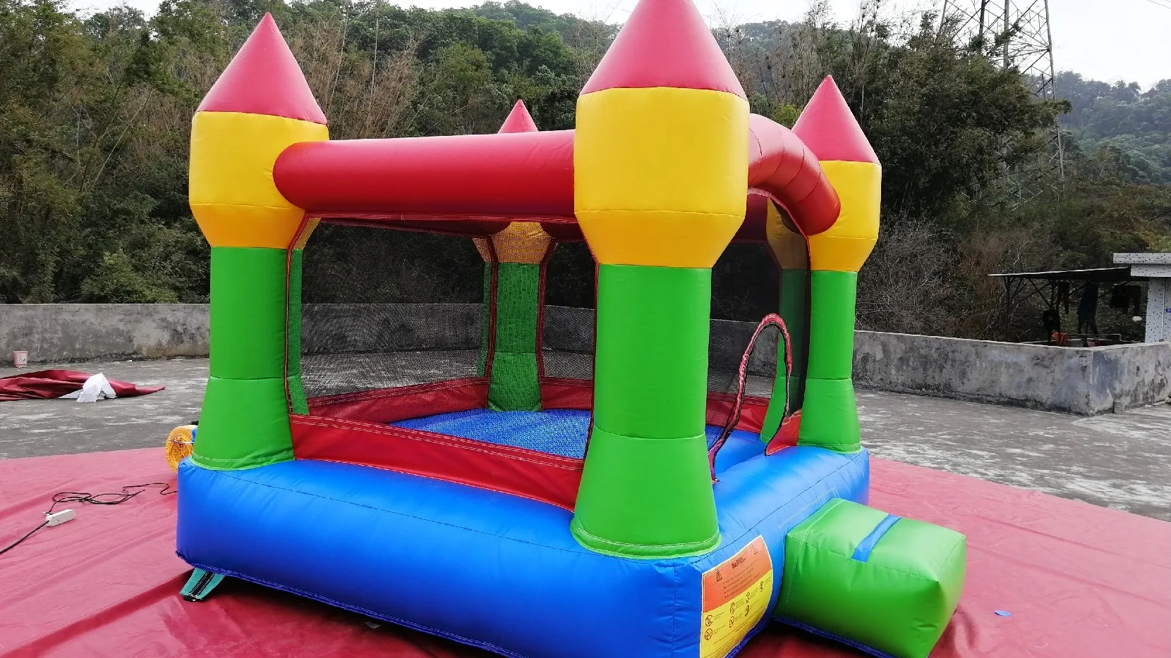 

Hot selling chateaux gonflables inflatable indoor mini bouncy castle toddler bounce house with slide