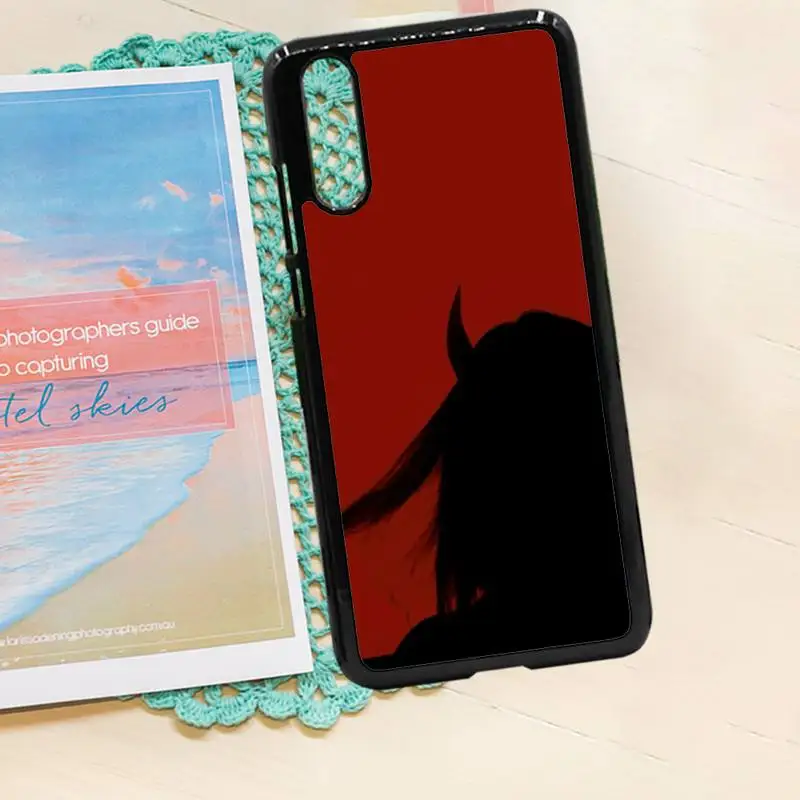 

Sexy Devil woman pattern high quality Anti-fall Phone Case shell PC for iPhone 11 12 pro XS MAX 8 7 6 6S Plus X 5S SE 2020 XR