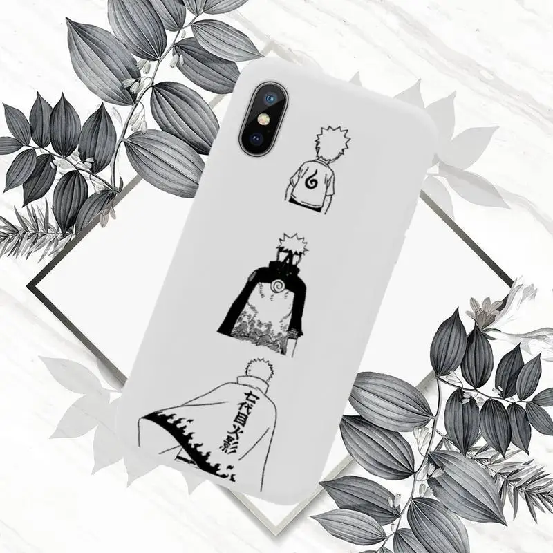 

Anime Naruto Cartoon Phone Case Candy Color for iPhone 11 12 mini pro XS MAX 8 7 6 6S Plus X SE 2020 XR