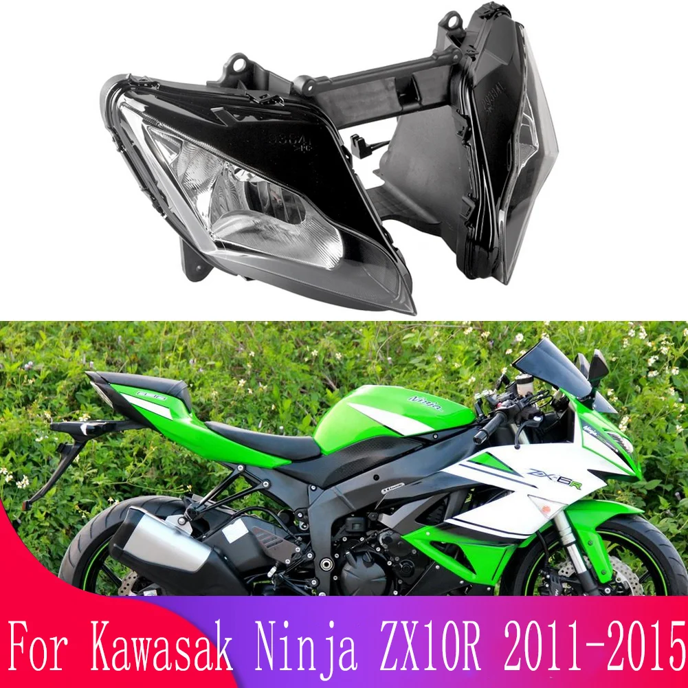 

For Kawasaki ZX-10R Ninja ZX10R/ZX 10R 2011 2012 2013 2014 2015 Motorcycle Front Headlight Headlamp Head Light Lighting Lamp