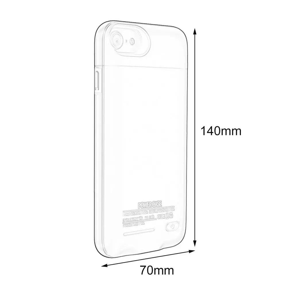 3000 мАч 4200 Задний зажим зарядное устройство чехол внешний аккумулятор мобильный